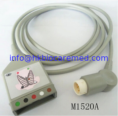 Chine original 5 mènent le câble de tronc d'ecg, M1520A fournisseur