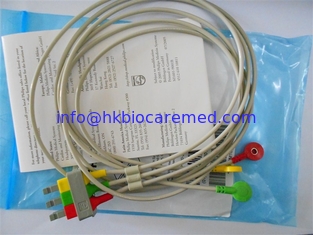 Chine original 3 mènent le câble de fil d'ecg, M1615A, l'extrémité instantanée, le CEI fournisseur