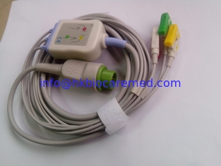 Chine Les séries compatibles 3 de Biolight A mènent le câble d'ECG avec l'extrémité d'agrafe, le CEI, fournisseur
