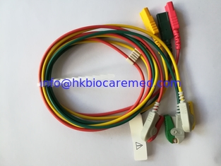 Chine Câble original de l'avance ECG de Goldway 3, type de LL, extrémité d'agrafe, le CEI fournisseur