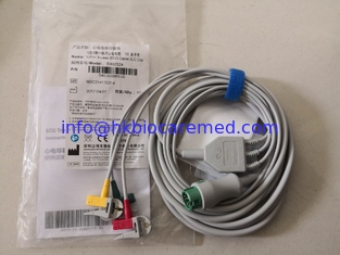 Chine Le câble original d'ecg d'avance de Mindray 3, l'agrafe, le CEI, 12 goupillent, EA6232A/040-000966-00 fournisseur